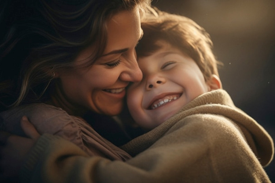 O melhor lugar do mundo é dentro de um abraço!