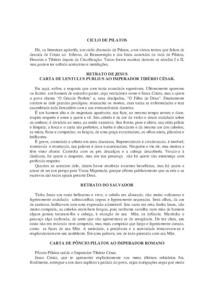 Capa do livro Ciclo de Pilatos