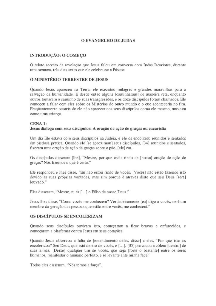 Capa do livro Evangelho de Judas