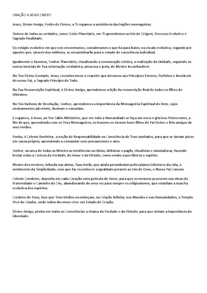Capa do livro Oração a Jesus Cristo