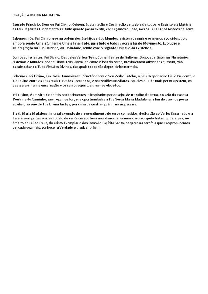 Capa do livro Oração a Maria Madalena