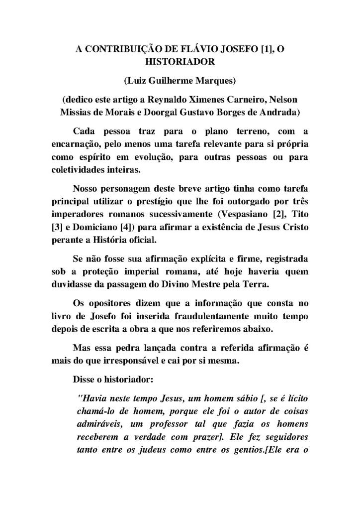 Capa do livro A Contribuição de Flávio Josefo, o Historiador