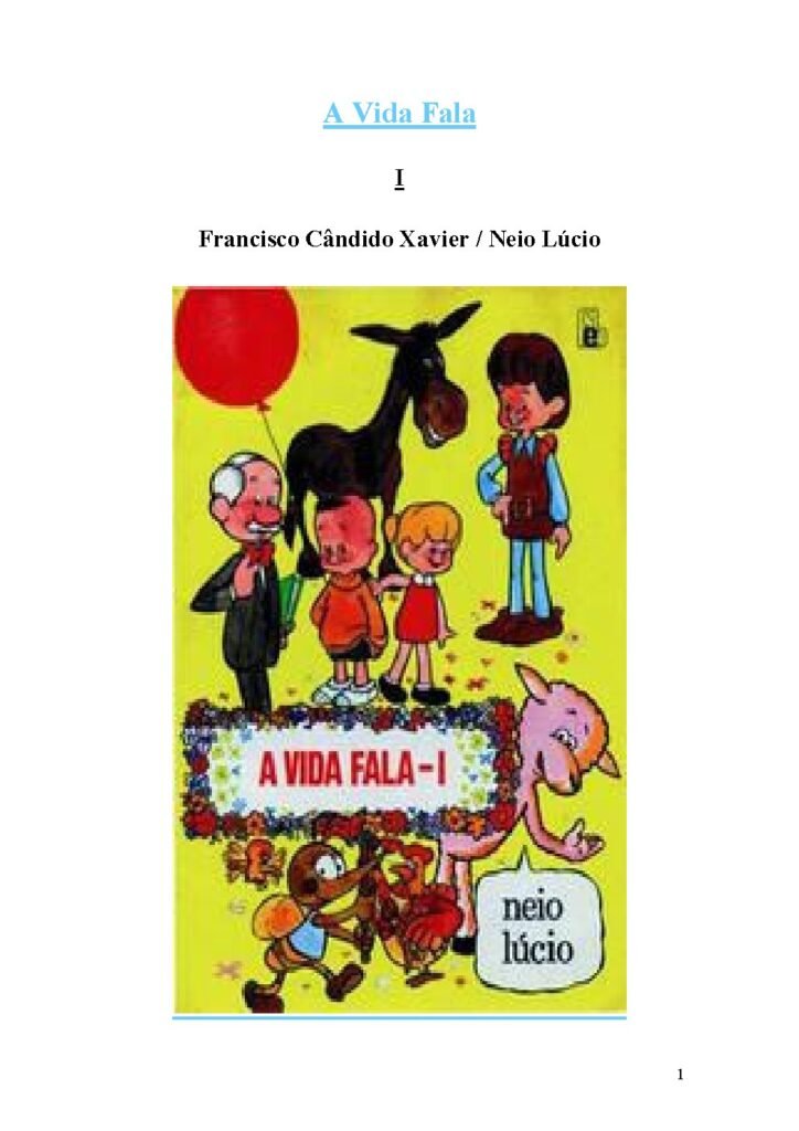 Capa do livro A Vida Fala