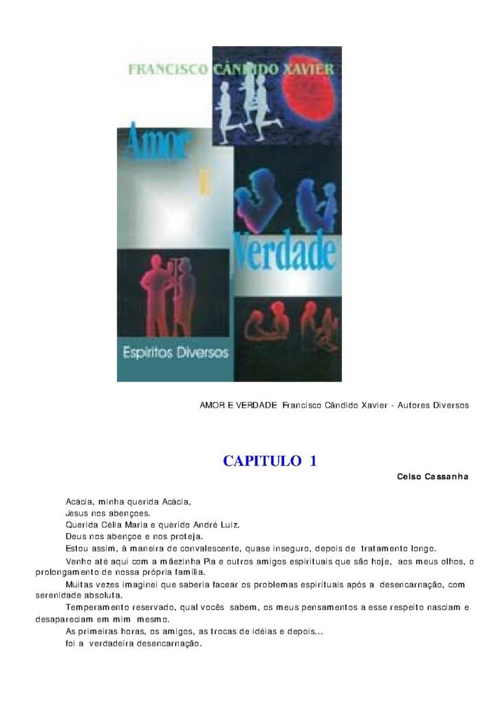 Capa do livro Amor e Verdade