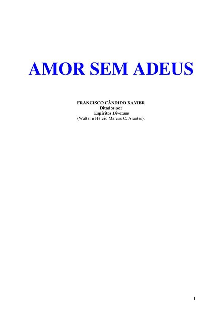 Capa do livro Amor sem Adeus