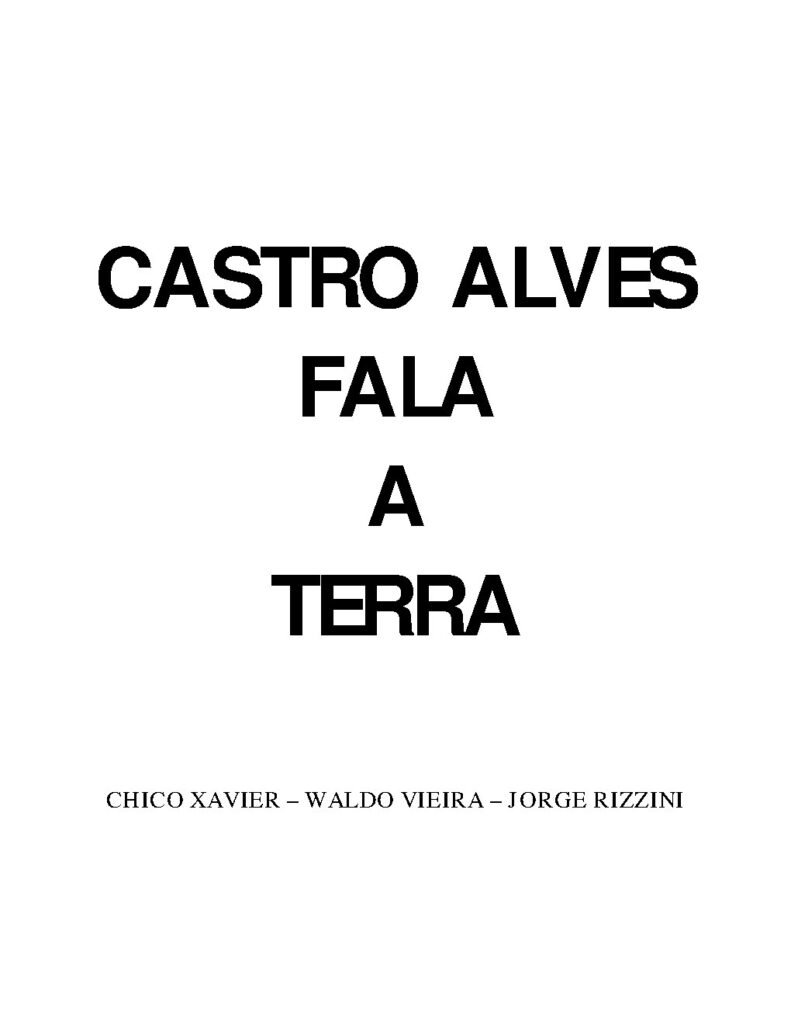 Capa do livro Castro Alves Fala à Terra