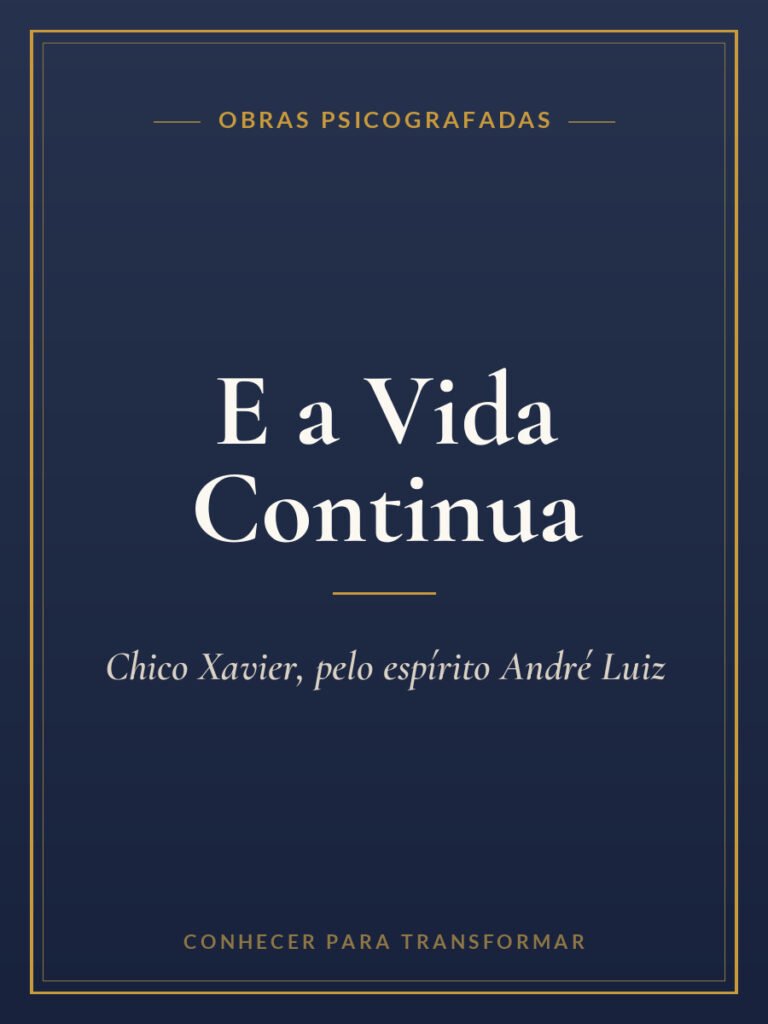 Capa do livro E a Vida Continua