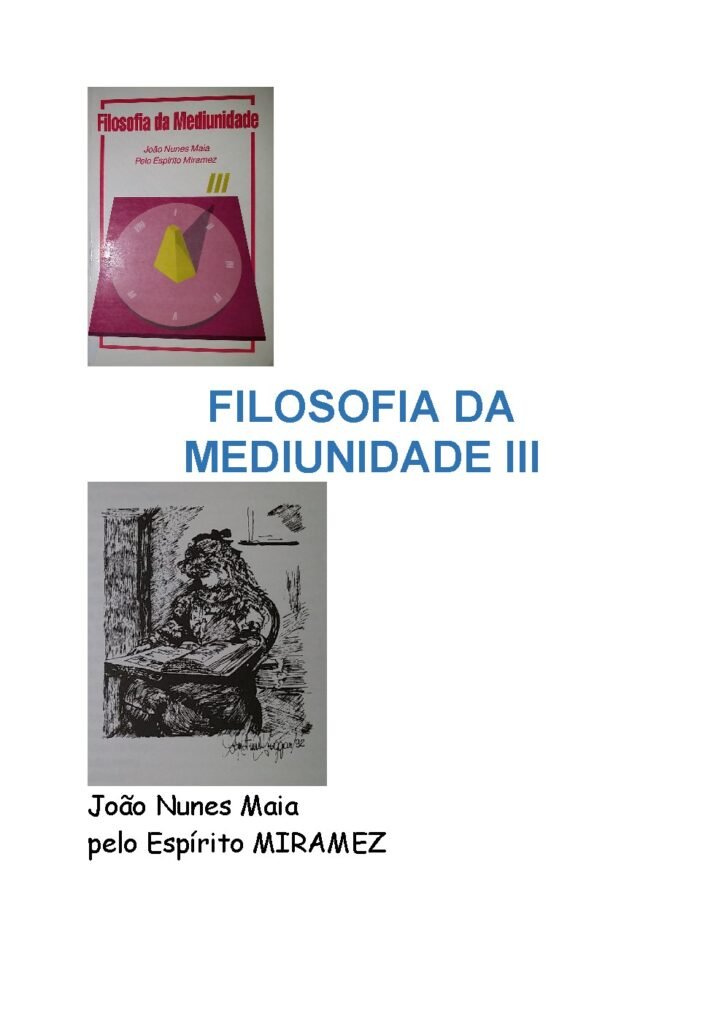 Capa do livro Filosofia da Mediunidade III