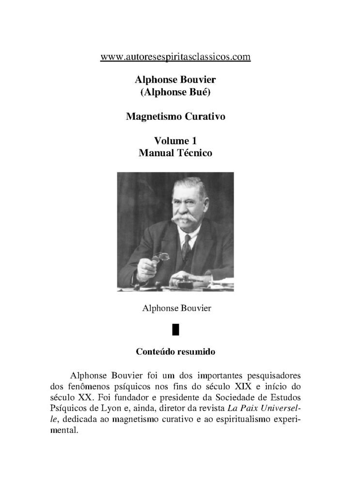 Capa do livro Magnetismo Curativo – Volume 1