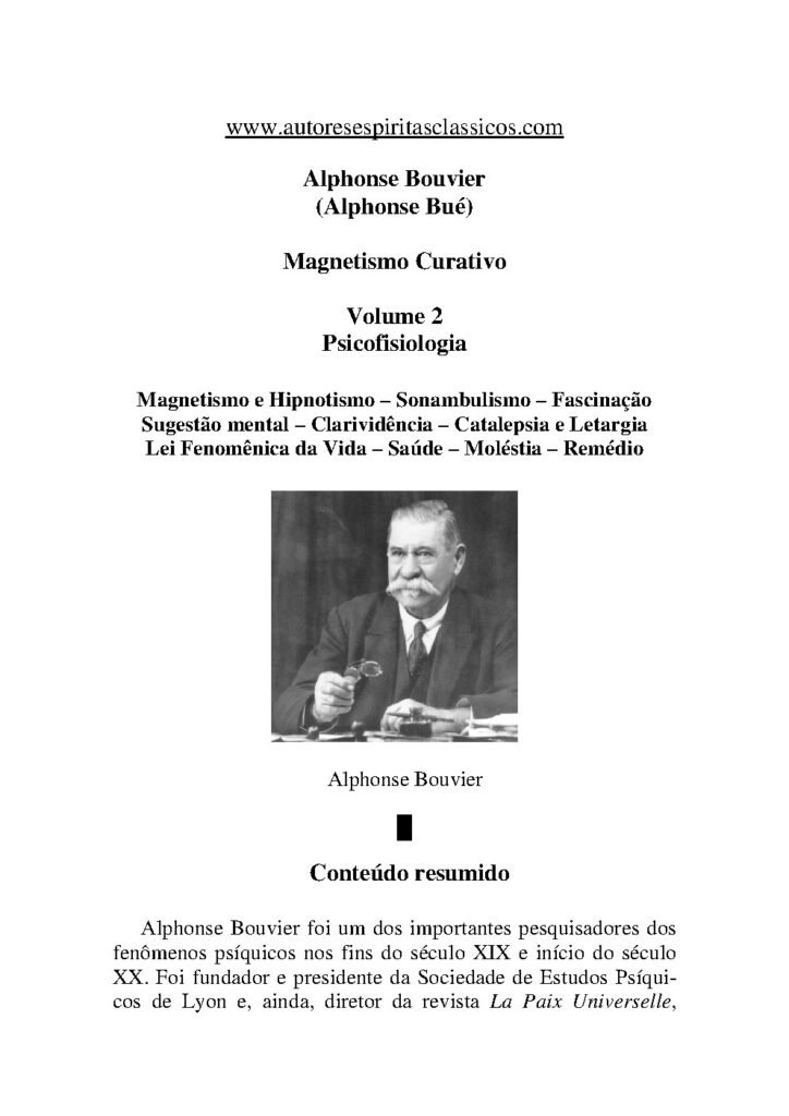 Capa do livro Magnetismo Curativo – Volume 2