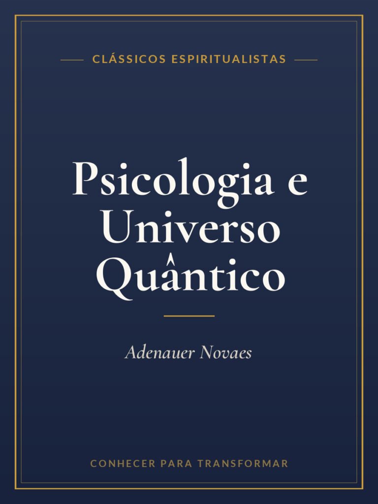 Capa do livro Psicologia e Universo Quântico